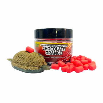 Soft feeder Dumbell Wafters Chocolate Orange 8mm
